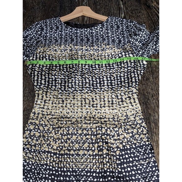 Brooks Brothers Silk Dress Size 2 Short Sleeve Lined Midi - Picture 3 of 8